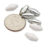 Outreach Uganda Handmade Pink Paper Bead Assortment - Recycled Magazine Paper Beads, Ideal for Baby Shower Crafts & Favors - 50 Count - Eco-Friendly Jewelry Supplies