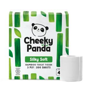 The Cheeky Panda Bamboo Toilet Paper - 4 Rolls