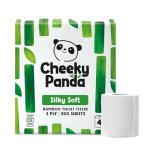 The Cheeky Panda Bamboo Toilet Paper - 4 Rolls