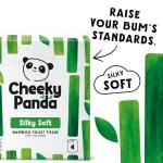 The Cheeky Panda Bamboo Toilet Paper - 4 Rolls