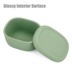 PandaEar 3 Pack Silicone Food Storage Containers with Lids, Reusable Nesting Lunch Bento Box Set, BPA Free, Leakproof, Dishwasher Microwave Freezer Safe (6.7oz, 10oz, 20oz)