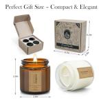 Candle Gift Set for Home – 4 Pack Scented Soy Wax Candles, Lavender, Jasmine, Sandalwood & Sage – Long Lasting Aromatherapy Candles for Relaxing, Gifts for Women, Mom & Home Decor