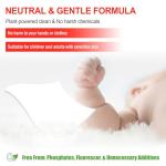 Binbata Laundry Detergent Sheets - Up To 128 Loads, Hypoallergenic, Eco-Friendly Peach Scent, Biodegradable, Plastic Free, Liquidless Laundry Sheets Suitable for Sensitive Skin