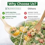 700 PCS Wooden Cutlery Set - 100% Compostable Silverware (300 Forks, 200 Spoons, 200 Knives) - Eco-Friendly Wooden Utensil Set & Disposable Party Utensils, Alternative to Bamboo Cutlery