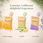 flowcheer Foaming Hand SoapTablets Refill, 12 Pack (Makes 12 x 9 fl oz), Eco Hand Soap Refills, Plant-Based, Natural Scents, Works with Any Foaming Dispenser,Variety Fragrance, No Plastic Bottle