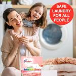 Binbata Laundry Detergent Sheets - Up To 128 Loads, Hypoallergenic, Eco-Friendly Peach Scent, Biodegradable, Plastic Free, Liquidless Laundry Sheets Suitable for Sensitive Skin