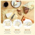 Eco-Friendly Beeswax Food Wraps - Reusable