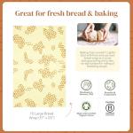 Eco-Friendly Beeswax Food Wraps - Reusable