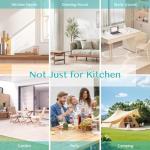 BSTUR Stainless Steel Snack Containers, 6-Pack Reusable Grab and Go Containers with Lids, Dual Compartment Bento Box for Travel, Camping & Lunch Prep