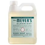 Mrs. MEYER'S CLEAN DAY Hand Soap Refill, Birchwood Scent, 33 Fl Oz Bottle