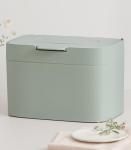 KAZAI. Compost Bin Kitchen 'Elin' | 1.2 GAL / 4.5L Countertop Compost Bin with Lid & Carbon Filter | Odor-Free, Dishwasher Safe, with Inner Bucket | Small Indoor Kitchen Composter | Sage-Green
