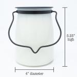 Milkhouse Candle Company Victorian Christmas Soy Candle - Pine | Holiday Spices | Eucalyptus Scented - 22 oz Butter Jar with Lid, 120+ Hour Burn Time, Made in the USA