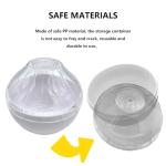 Onion Storage Containers,Garlic Keeper Reusable Food Savers Refrigerator Vegetable Crisper Individual Onion Saver