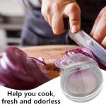 Onion Storage Containers,Garlic Keeper Reusable Food Savers Refrigerator Vegetable Crisper Individual Onion Saver