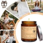 Scented Candles - Lavender Eucalyptus Candles for Home Scented, 7oz Soy Wax Aromatherapy Candle for Stress Relief and Relaxation Anxiety, Non Toxic, Birthday Gifts for Women Men, Mothers Day Gifts