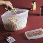 Stasher Silicone Reusable Storage Bag, 8-Cup Bowl, Reusable Snack Bag, Microwave, Dishwasher, Oven Safe, Sous Vide, Premium Lunch Container, Eco Friendly, Food Storage Bags, Freezer Bag, 64 oz, Clear