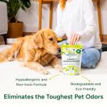 Good Natured Brand | Carpet Deodorizer & Freshener Powder | 31 oz Pet Odor Eliminator for Strong Odor & Pet Urine | Fresh Natural Lemon & Eucalyptus Scent | Safe for Homes with Pets