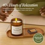 Bare Botanics Warm Vanilla Oak 9oz Soy Candle - 100% Plant-Based Fragrance Oils - Premium, Non-Toxic Candle - Softly Scented Natural Soy Wax - Handpoured in WI - 40 Hrs Long Burning & Ready to Gift