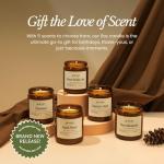 Bare Botanics Warm Vanilla Oak 9oz Soy Candle - 100% Plant-Based Fragrance Oils - Premium, Non-Toxic Candle - Softly Scented Natural Soy Wax - Handpoured in WI - 40 Hrs Long Burning & Ready to Gift