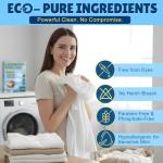 Planet True Eco-Friendly Laundry Detergent Sheets, 100 Loads (50 Sheets) Fragrance Free, Gentle & Concentrated Washer Sheet Detergent, Plastic-Free Laundry Sheet for Travel and Home