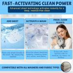 Planet True Eco-Friendly Laundry Detergent Sheets, 100 Loads (50 Sheets) Fragrance Free, Gentle & Concentrated Washer Sheet Detergent, Plastic-Free Laundry Sheet for Travel and Home