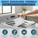 Planet True Eco-Friendly Laundry Detergent Sheets, 100 Loads (50 Sheets) Fragrance Free, Gentle & Concentrated Washer Sheet Detergent, Plastic-Free Laundry Sheet for Travel and Home