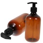 Cabilock 2pcs Pump Bottles Bottle Pump for Shampoo Shower Gel Lotion Plastic Refillable Eco-Friendly