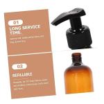 Cabilock 2pcs Pump Bottles Bottle Pump for Shampoo Shower Gel Lotion Plastic Refillable Eco-Friendly