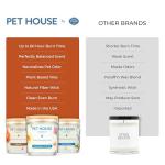 One Fur All Pet House Candle Plant-Based/Soy - Clean Burning Scented, Long Lasting Pet Odor Candle for Home - Vanilla Sandalwood