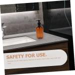 Cabilock 2pcs Pump Bottles Bottle Pump for Shampoo Shower Gel Lotion Plastic Refillable Eco-Friendly