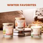 One Fur All Pet House Candle Plant-Based/Soy - Clean Burning Scented, Long Lasting Pet Odor Candle for Home - Vanilla Sandalwood