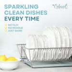 Non Toxic Dish Soap Bar – Natural Solid Dish Soap with Lemon Scent – Eco Friendly, Zero Waste, Plastic Free Kitchen Dishwashing Block – Long-Lasting, Gentle on Hands and Tough on Grease – Made in USA