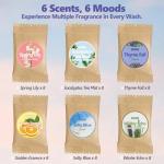 USKICH Foaming Hand Soap Tablet Refills -48Pack | Eco Friendly Products & Cleaning Supplies | Variety Fragrance Soap Refills Tablets for Using With Foaming Hand Soap Dispenser (48 x 8 Fl oz bottles)