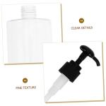 Healeved 3pcs Bottle Refillable for Shower Gel Body Wash Eco-Friendly Pump Bottles Press Pump to Dispense