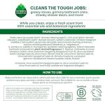 Seventh Generation Ultra Deep Probiotic Multi Surface Cleaner, 9.4 Fl Oz, Grapefruit & Orange, 80% USDA Biobased All Purpose Cleaning Spray, Breaks Down Tough Grease & Grime, Safe for Kids & Pets