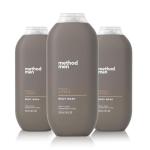 Method Men Body Wash, Cedar and Cypress, Paraben and Phthalate Free, Quick-Lathering Cleansers, Cruelty Free, 18 oz (Pack of 3)