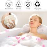 40 Natural Cotton and Linen Soap Bags - Eco-Friendly Reusable Soap Bags for Bath, Shower and Travel, 5.9 x 4.7 Inch, Knot Design