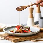 Portable Wooden Cutlery Set for Travel and Camping - 4 Piece Set With Reusable Wooden Spoon, Fork, Knife and Chopsticks