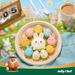 JOLLY CHEF Compostable Heavy Duty Plates 𝟭𝟬 𝗜𝗻𝗰𝗵 [𝟯𝟬𝟬 𝗣𝗮𝗰𝗸] Eco-Friendly Disposable Paper Plates Made of Bagasse Biodegradable Bulk for Party Dinner Sugarcane Fibers Round (Natural)