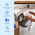 BLUELAND Laundry Detergent Tablets, 60 Count, Plastic-Free Eco-Friendly Pods, Sheets, Liquid Alternative - Fragrance Free and Clear, Natural, Gentle