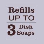 MRS. MEYER'S CLEAN DAY Liquid Dish Soap Refill, Biodegradable Formula, Lemon Verbena (48 Fl Oz (Pack of 1))