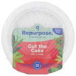 Repurpose, 6" Eco-Dessert Plates, 20 Count