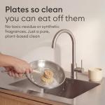 Vove Natural Dish Soap Bar | Bergamot & Grapefruit Essential Oils | Zero Waste Dishwashing Blocks | Plastic-Free Kitchen Soap Cold Pressed | Plant-Based & Eco-Friendly | Single bar (3.5 oz)