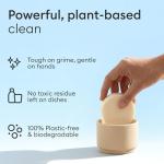 Vove Natural Dish Soap Bar | Bergamot & Grapefruit Essential Oils | Zero Waste Dishwashing Blocks | Plastic-Free Kitchen Soap Cold Pressed | Plant-Based & Eco-Friendly | Single bar (3.5 oz)