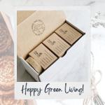 rE: REKURATOR Dishwashing Soap with Loofah Holder – Eco-Friendly, Gentle, Plant-Based Dish Bar , No Artificial Dyes or Fragrance 3pk (Assorted) , 5.1 oz