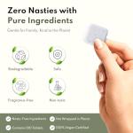 100% Plastic-Free Dishwasher Detergent Tablets, 100 Count, Free & Clear, Eco-Friendly Dishwashing Tablets, Natural, Sustainable