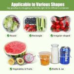 Silicone Stretch Lids for Food Storage in Fridge, Reusable Elastic Bowl Covers for Cup, Cans, Jars, Round & Rectangle Container, Food Grade Silicone Microwave Food Cover, Heat-Resistant, Transparent