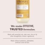 MRS. MEYER'S CLEAN DAY Liquid Hand Soap, Cruelty Free and Biodegradable Hand Wash Formula Made with Essential Oils, Honeycomb Scent, 12.5 Ounce Bottle