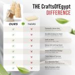 Eco-Friendly Egyptian Loofah Sponge Set of 4