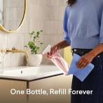 Eco-Friendly Bathroom Cleaning Spray with Refills